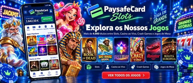 Paysafecard Slots Jogos